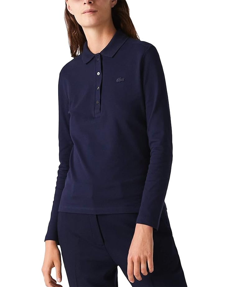 Женская поло Lacoste Long Sleeve Slim Stretch Pique, Navy/Blue
Женская поло Lacoste Long Sleeve Slim Stretch Pique, Navy/Blue