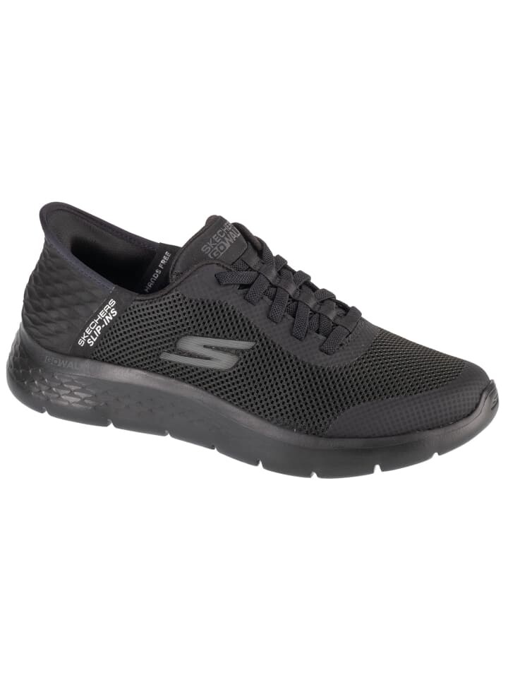 Низкие кроссовки Skechers Slip Ins Go Walk Flex Hands Up, черный 
Низкие кроссовки Skechers Slip Ins Go Walk Flex Hands Up, черный