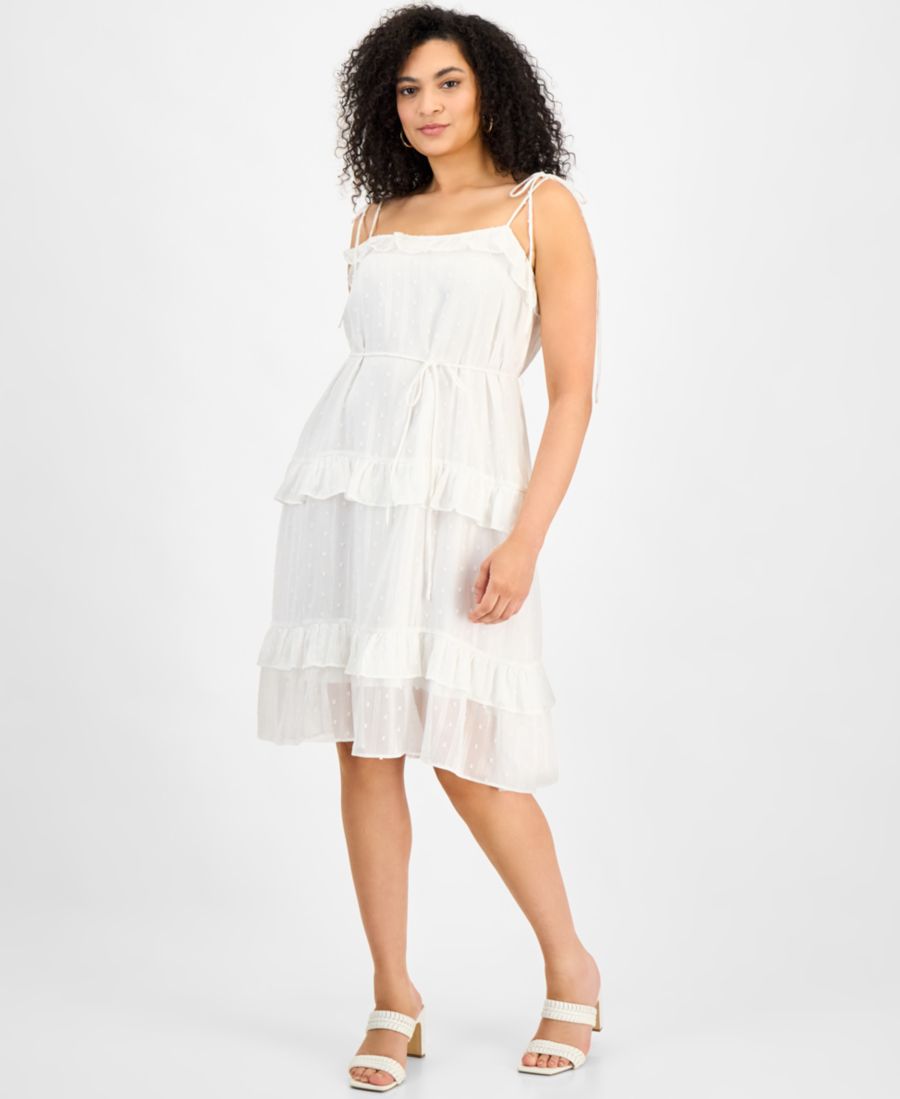 Женское миди-платье в горошек с завязками julia jordan, Ivory
Женское миди-платье в горошек с завязками julia jordan, Ivory