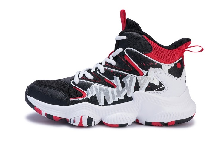 Баскетбольные кроссовки с высоким берцем, противоскользящие, амортизирующие, износостойкие, детские 361°KIDS, черный/красный
Баскетбольные кроссовки с высоким берцем, противоскользящие, амортизирующие, износостойкие, детские 361°KIDS, черный/красный