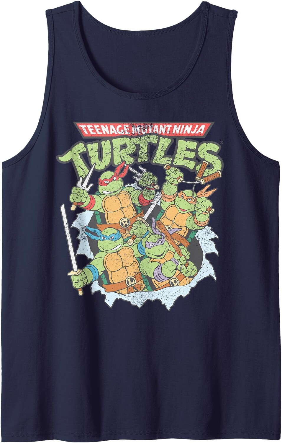 Мужская майка Nickelodeon Teenage Mutant Ninja Turtles Break Through, темно-синий 
Мужская майка Nickelodeon Teenage Mutant Ninja Turtles Break Through, темно-синий