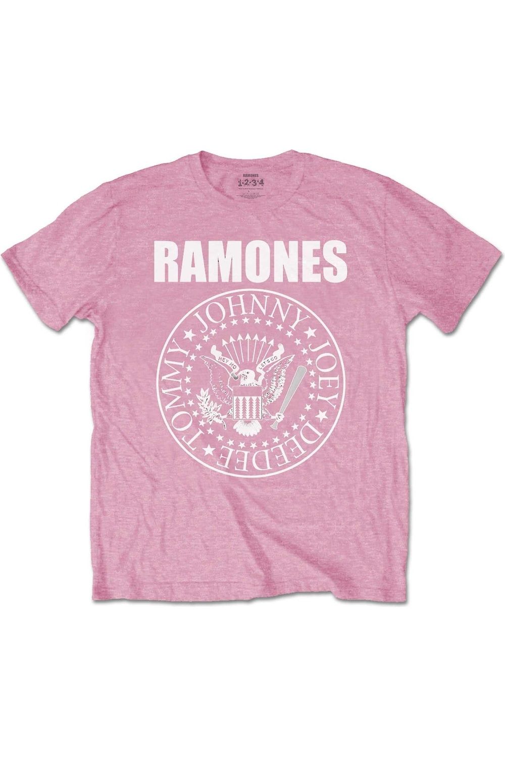 Футболка Ramones Presidential Seal, розовый 
Футболка Ramones Presidential Seal, розовый