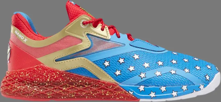Кроссовки wonder woman x nano x 'superhero costume' Reebok, синий
Кроссовки wonder woman x nano x 'superhero costume' Reebok, синий
