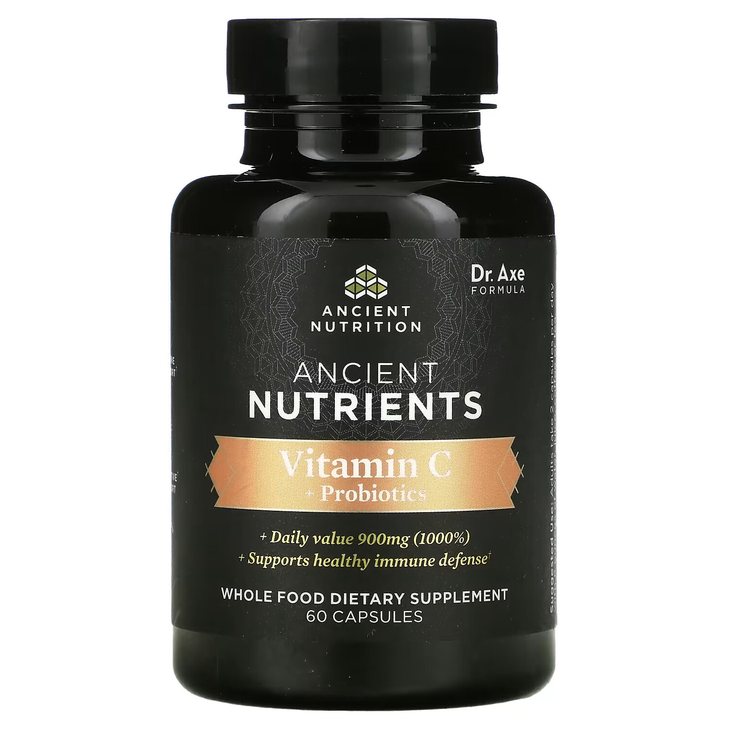 Dr. Axe / Ancient Nutrition, Ancient Nutrients, витамин C + пробиотики, 60 капсул
Dr. Axe / Ancient Nutrition, Ancient Nutrients, витамин C + пробиотики, 60 капсул