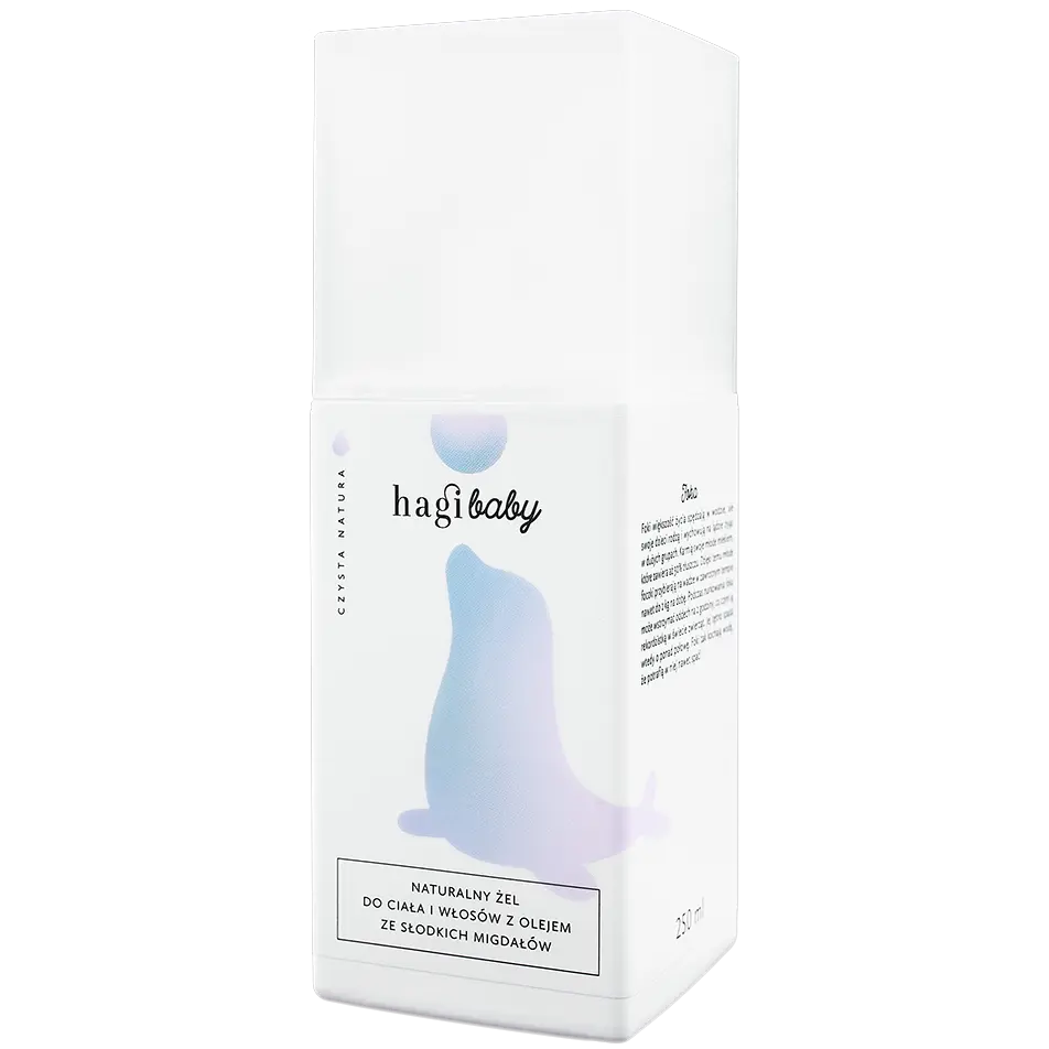 Hagi Baby гель для мытья тела и волос, 250 мл
Hagi Baby гель для мытья тела и волос, 250 мл