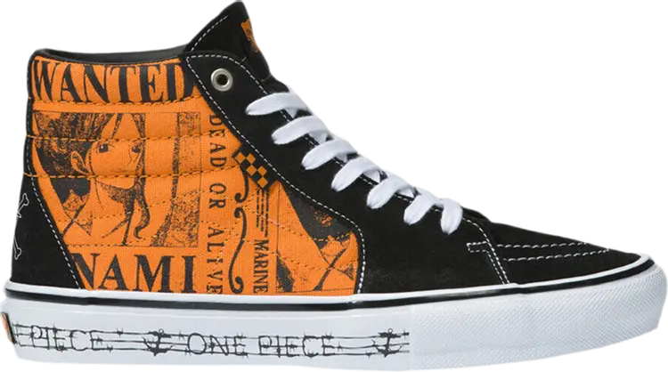 Кеды Vans One Piece x Skate Sk8-Hi Nami, оранжевый
Кеды Vans One Piece x Skate Sk8-Hi Nami, оранжевый