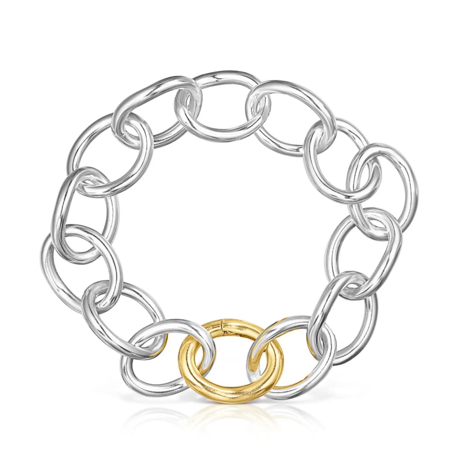 Браслет Tous Hav Two-tone, серебро/позолоченное серебро
Браслет Tous Hav Two-tone, серебро/позолоченное серебро