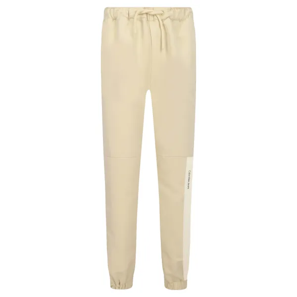 Спортивные брюки с парашютом стандартного кроя Calvin Klein, бежевый