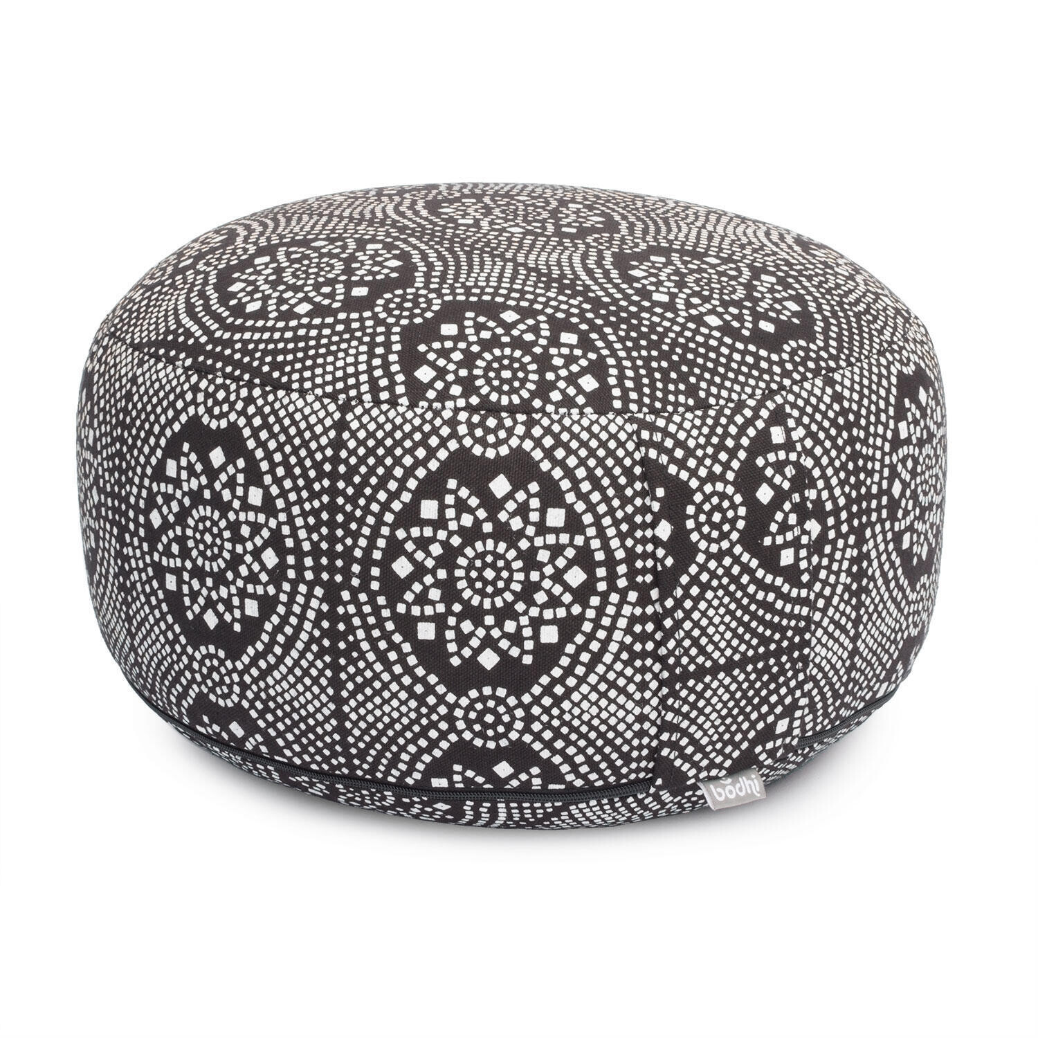 Подушка для медитации с рисунком RONDO "Бандхани" черно-белая, корпус из полбы BODHI, черный
Подушка для медитации с рисунком RONDO "Бандхани" черно-белая, корпус из полбы BODHI, черный