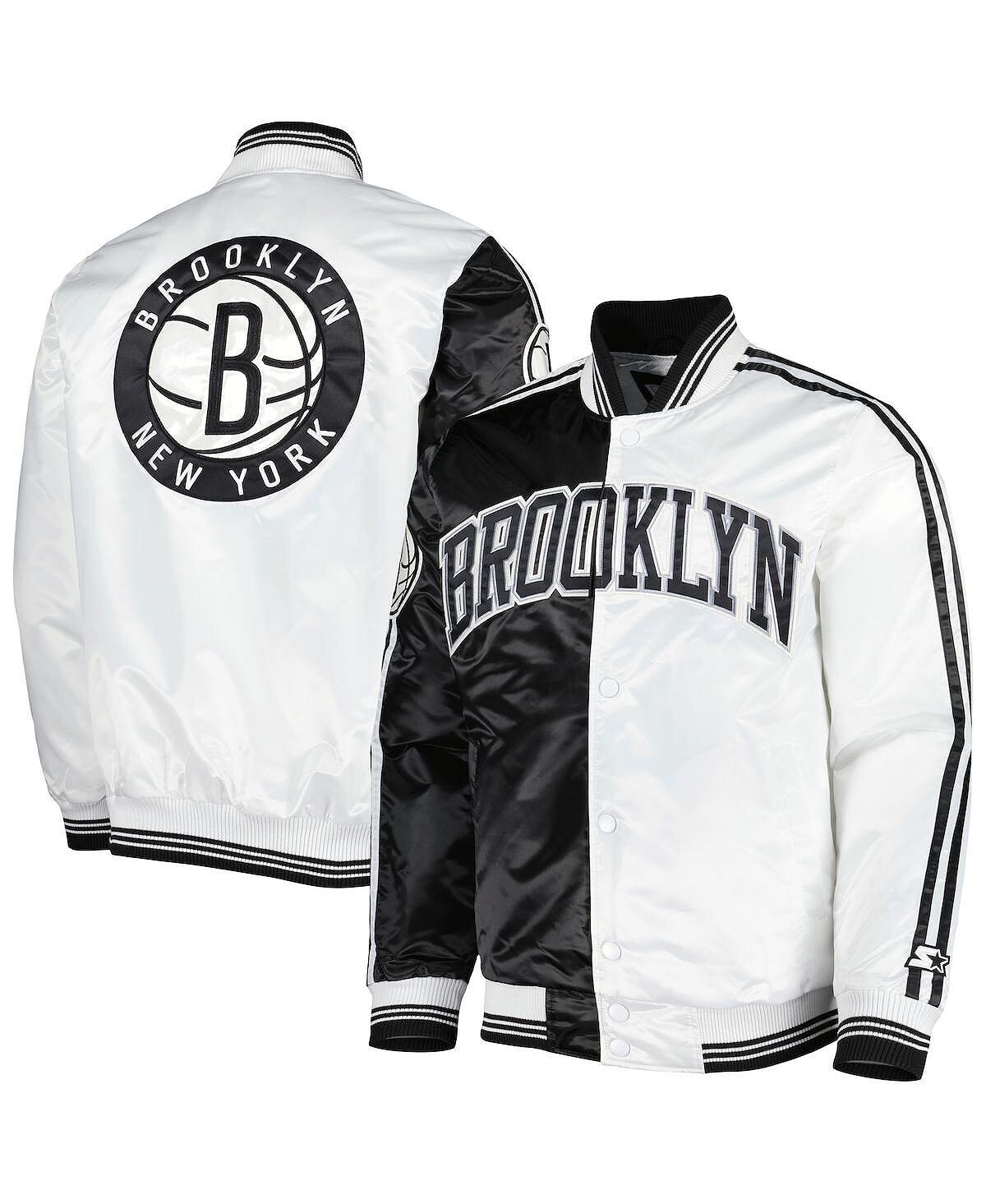 Мужская черная, белая куртка brooklyn nets fast break satin full-snap Starter, черно-белый
Мужская черная, белая куртка brooklyn nets fast break satin full-snap Starter, черно-белый