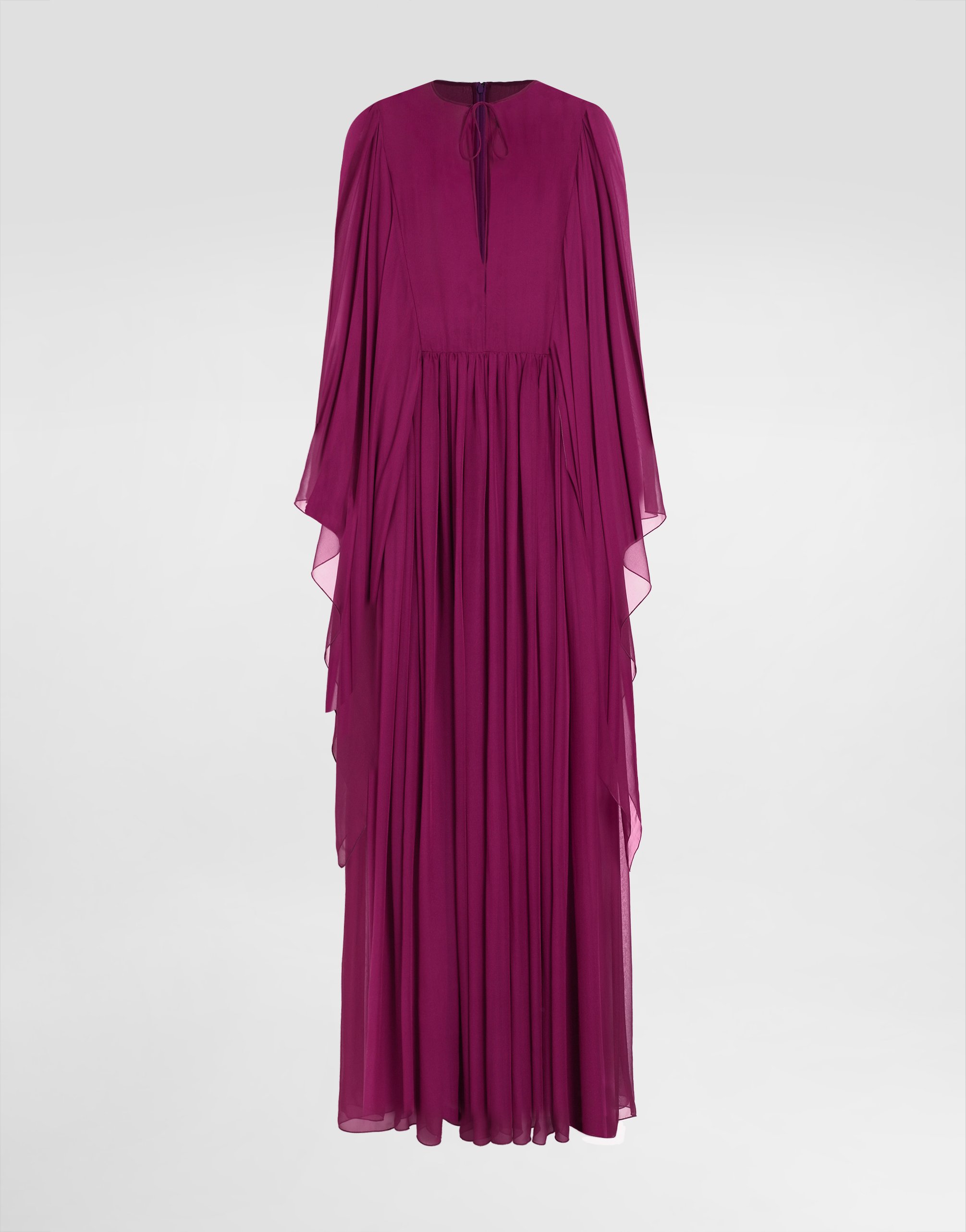 Длинный кафтан из шелкового шифона с завязкой Dolce & Gabbana, фиолетовый
Длинный кафтан из шелкового шифона с завязкой Dolce & Gabbana, фиолетовый