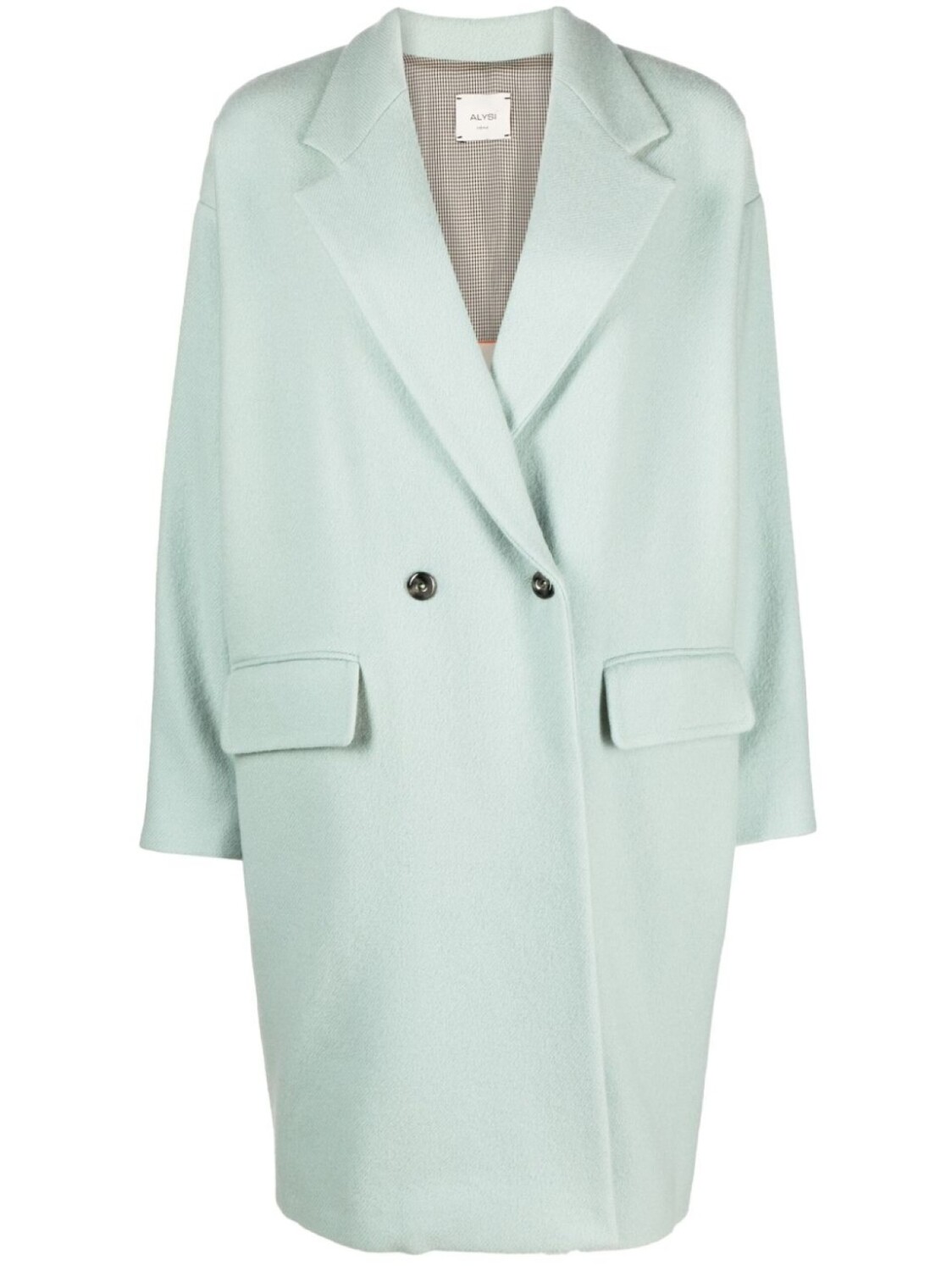Двубортное шерстяное пальто Alysi, синий
Двубортное шерстяное пальто Alysi, синий