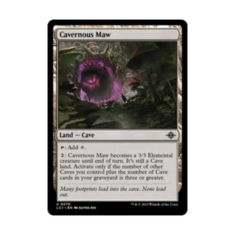 CCG Пещеристая пасть (U), MTG - The Lost Caverns of Ixalan
CCG Пещеристая пасть (U), MTG - The Lost Caverns of Ixalan