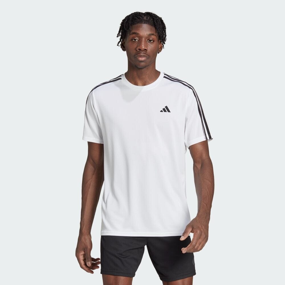 Футболка Adidas Train Essentials Three Stripes Training Short Sleeve T-Shirt, цвет White/Black
Футболка Adidas Train Essentials Three Stripes Training Short Sleeve T-Shirt, цвет White/Black