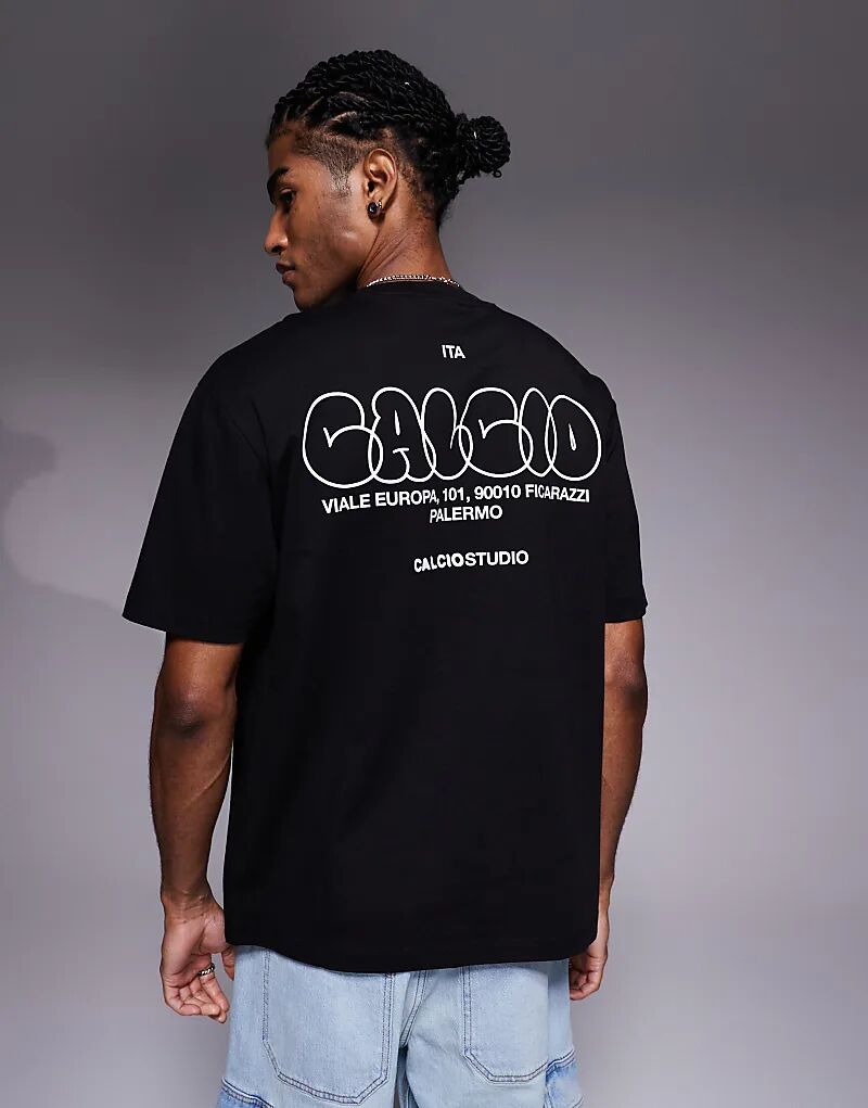 Футболка свободного кроя ASOS DESIGN с принтом в виде пузырьков черного цвета
Футболка свободного кроя ASOS DESIGN с принтом в виде пузырьков черного цвета