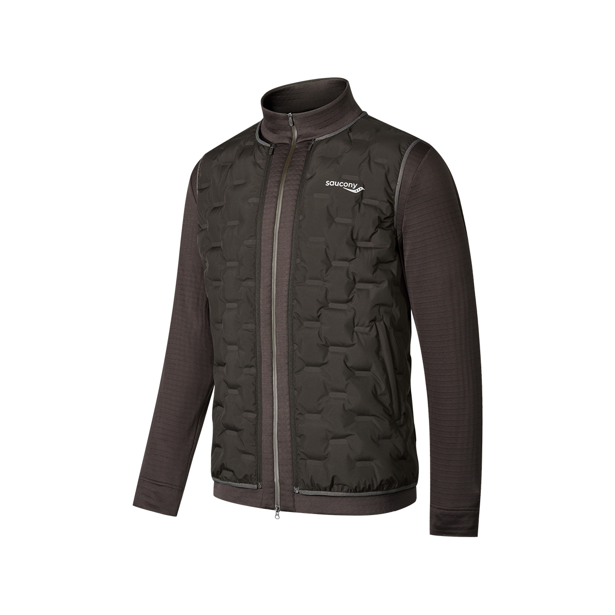 Saucony Трехслойное пальто мужское в земляных тонах, Mud
Saucony Трехслойное пальто мужское в земляных тонах, Mud