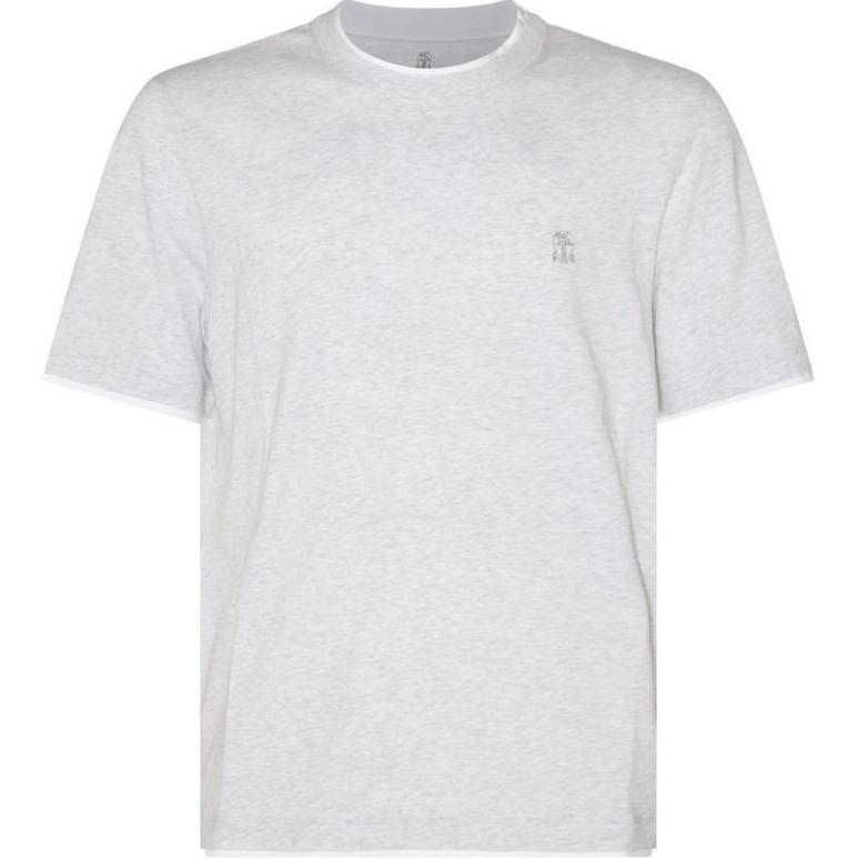 Многослойная футболка-свитшот Brunello Cucinelli, серый
Многослойная футболка-свитшот Brunello Cucinelli, серый