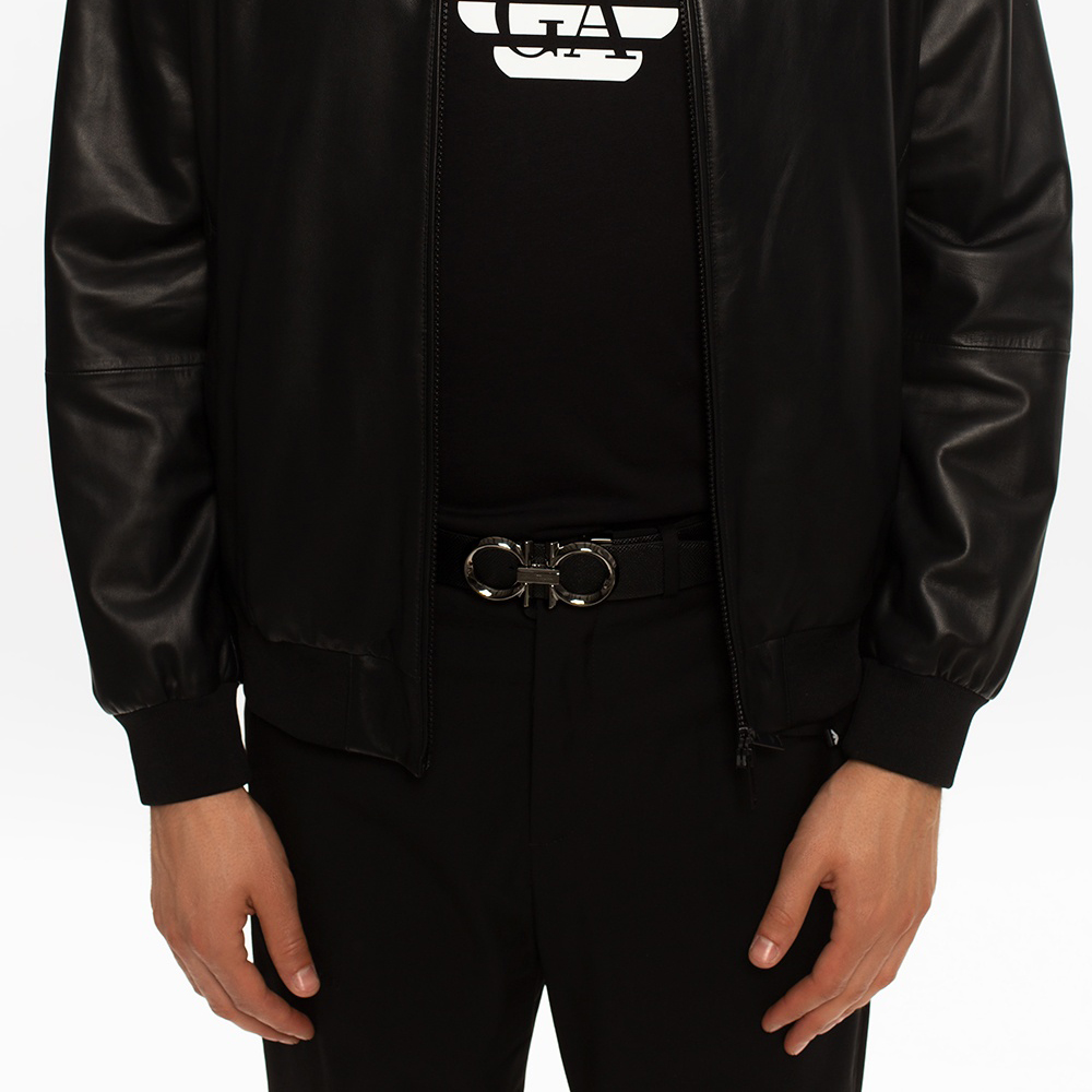 Ремень мужской из кожи коровы FERRAGAMO шириной 3,5 см
Ремень мужской из кожи коровы FERRAGAMO шириной 3,5 см