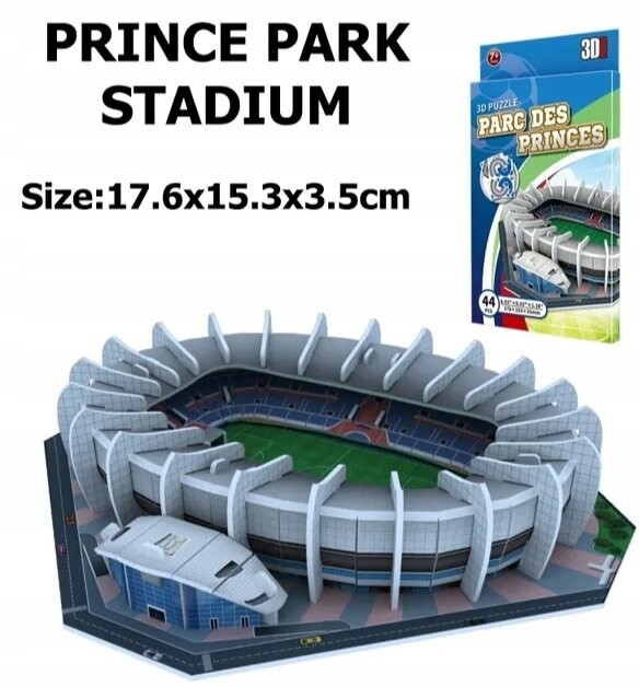 Prince Park PSG Stadium 3D пазл Пари Сен-Жермен подарок Inna marka
Prince Park PSG Stadium 3D пазл Пари Сен-Жермен подарок Inna marka