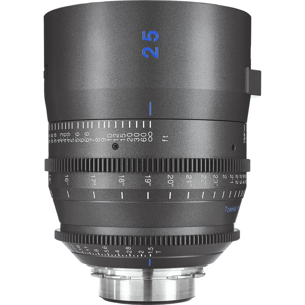 Объектив Tokina Cinema Vista One 25mm T1.5 с фиксированным фокусным расстоянием (крепление PL, ножки)
Объектив Tokina Cinema Vista One 25mm T1.5 с фиксированным фокусным расстоянием (крепление PL, ножки)