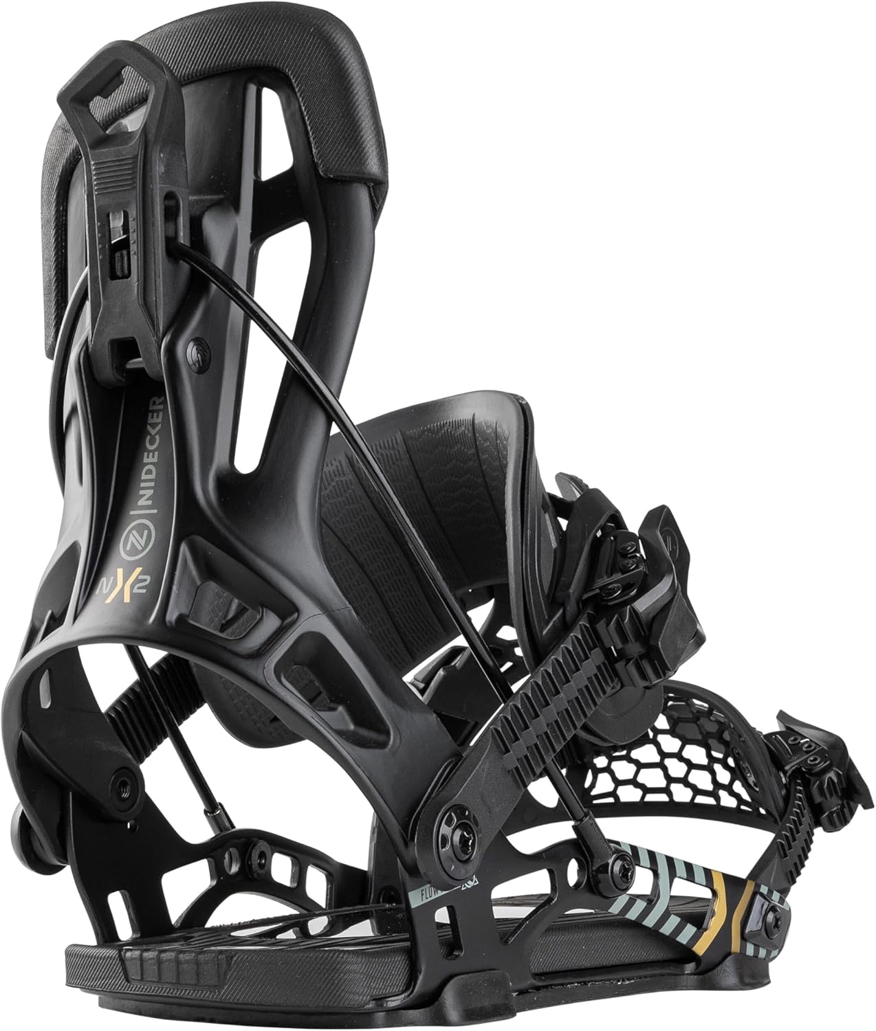 Гибридные крепления для сноуборда Nidecker Flow NX2 - черные - система двойного застегивания с алюминиевой базой и гибридным ремешком - размер L, Black
Гибридные крепления для сноуборда Nidecker Flow NX2 - черные - система двойного застегивания с алюминиевой базой и гибридным ремешком - размер L, Black