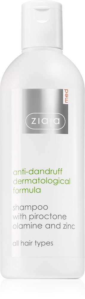 Дерматологический шампунь против перхоти Ziaja Med, 300 мл
Дерматологический шампунь против перхоти Ziaja Med, 300 мл