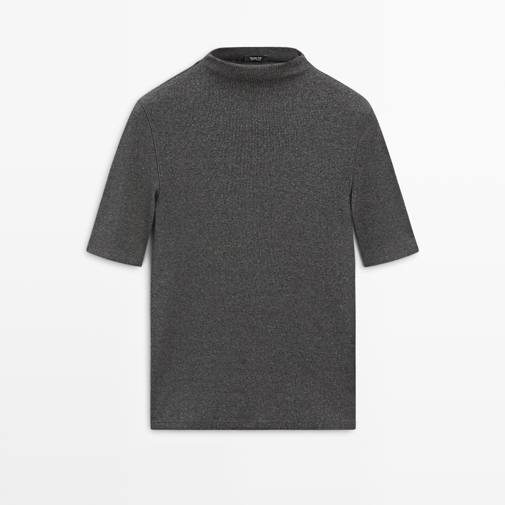 Футболка Massimo Dutti Short Sleeve Cotton Blend, серый
Футболка Massimo Dutti Short Sleeve Cotton Blend, серый