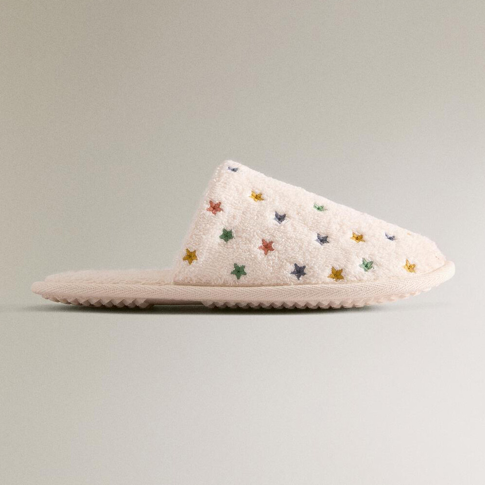 Детские тапочки-мюли Zara Home Star Print Terry Bathroom, розовато-кремовый
Детские тапочки-мюли Zara Home Star Print Terry Bathroom, розовато-кремовый