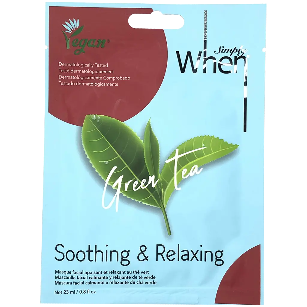 When Simply Vegan успокаивающая маска для лица, 23 мл
When Simply Vegan успокаивающая маска для лица, 23 мл