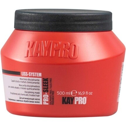 Kepro Pro-Sleek Liss System дисциплинирующая маска для выпрямленных и химически обработанных волос 500мл, Kay Pro
Kepro Pro-Sleek Liss System дисциплинирующая маска для выпрямленных и химически обработанных волос 500мл, Kay Pro