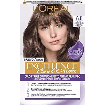 Перманентный крем-тушь L'Oréal Paris Excellence Cool Cream Ink Tono 6.11 Rubio Oscuro Ceniza
Перманентный крем-тушь L'Oréal Paris Excellence Cool Cream Ink Tono 6.11 Rubio Oscuro Ceniza