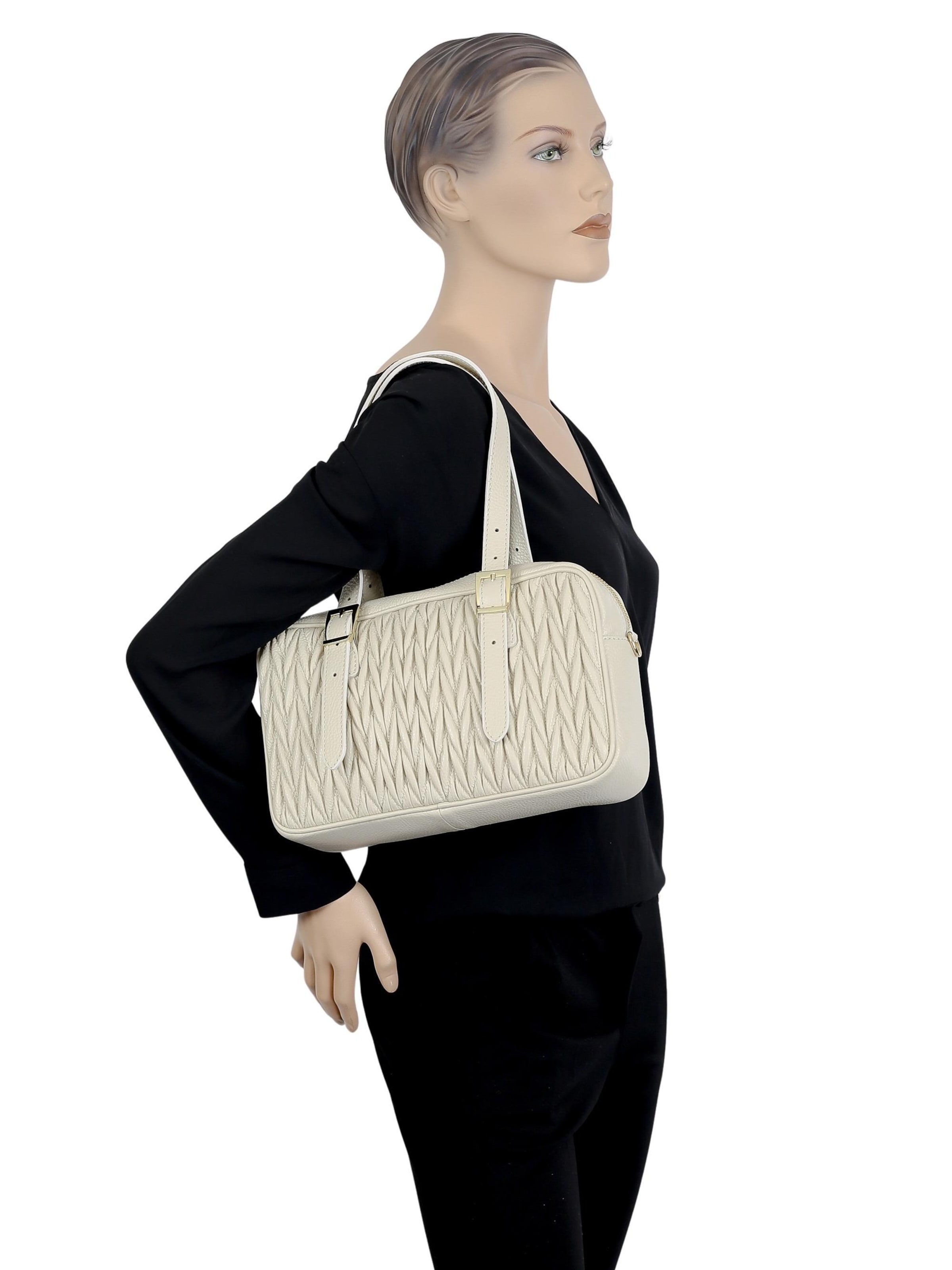 COLLEZIONE ALESSANDRO Плечевая сумка 'Handwerk' в бежевом цвете
COLLEZIONE ALESSANDRO Плечевая сумка 'Handwerk' в бежевом цвете