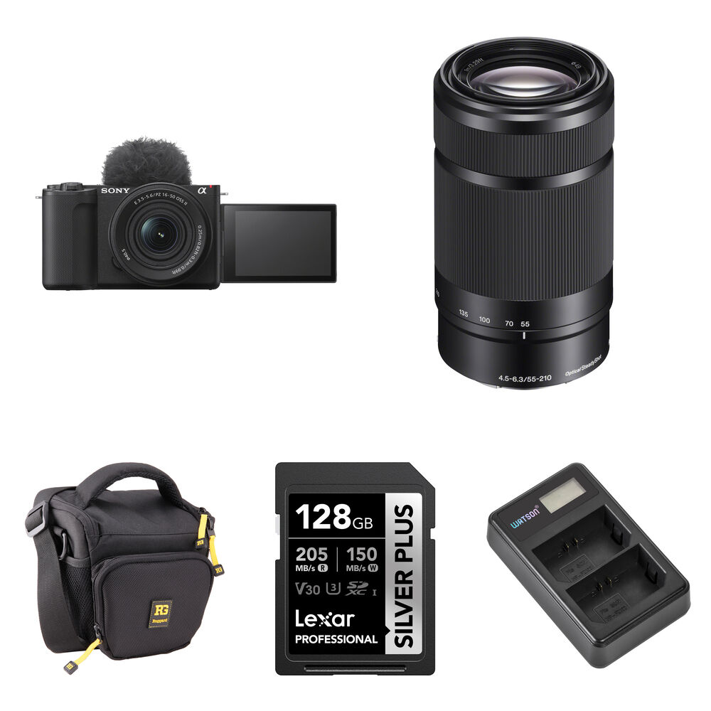 Беззеркальная камера Sony ZV-E10 II Mirrorless Camera with 16-50mm and 55-210mm
Беззеркальная камера Sony ZV-E10 II Mirrorless Camera with 16-50mm and 55-210mm
