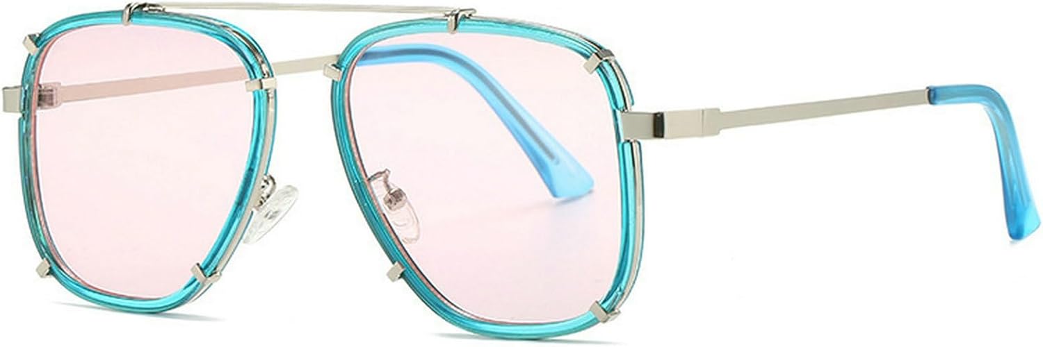 Модные квадратные солнцезащитные очки для женщин и мужчин, винтажные квадратные солнцезащитные очки-пилот, стильные винтажные очки с плоской верхней частью mincl, Blue Light Pink
Модные квадратные солнцезащитные очки для женщин и мужчин, винтажные квадратные солнцезащитные очки-пилот, стильные винтажные очки с плоской верхней частью mincl, Blue Light Pink