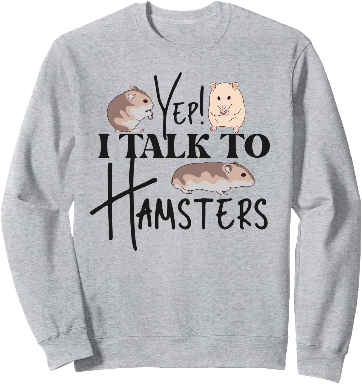 Милый хомячок! Да! Толстовка с надписью «Разговариваем с хомячками», серая (серый меланж), размер S Hammy I Love Hamster Hs0
Милый хомячок! Да! Толстовка с надписью «Разговариваем с хомячками», серая (серый меланж), размер S Hammy I Love Hamster Hs0