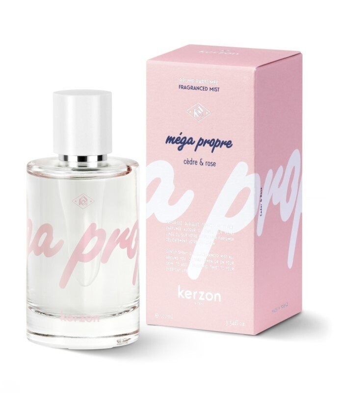 Kerzon - Парфюмированный спрей для тела и ткани 100 мл - Mega Propre, кедр и роза 
Kerzon - Парфюмированный спрей для тела и ткани 100 мл - Mega Propre, кедр и роза