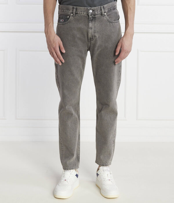 Джинсы мужские Tommy Jeans прямого кроя, серый 
Джинсы мужские Tommy Jeans прямого кроя, серый