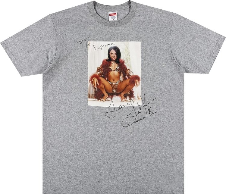 Футболка Supreme Lil Kim Tee 'Heather Grey', серый 
Футболка Supreme Lil Kim Tee 'Heather Grey', серый