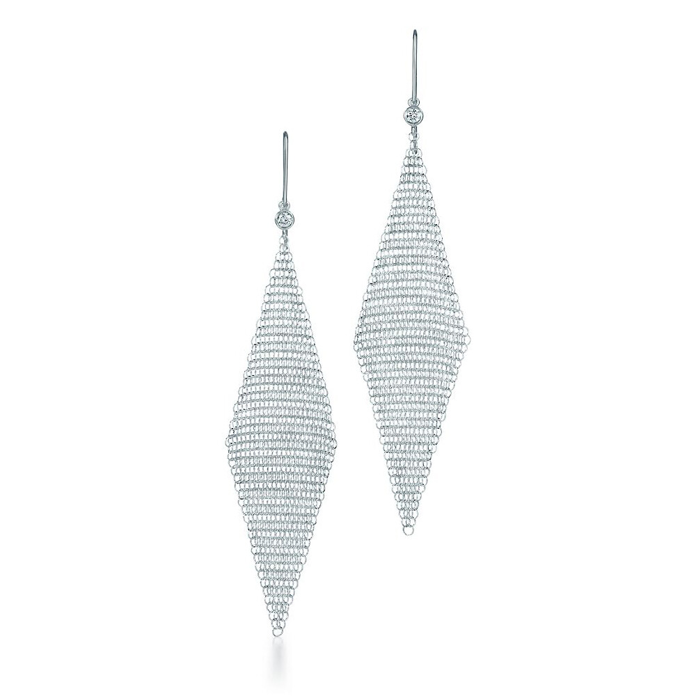 Серьги Tiffany & Co. Elsa Peretti Mesh, серебро
Серьги Tiffany & Co. Elsa Peretti Mesh, серебро