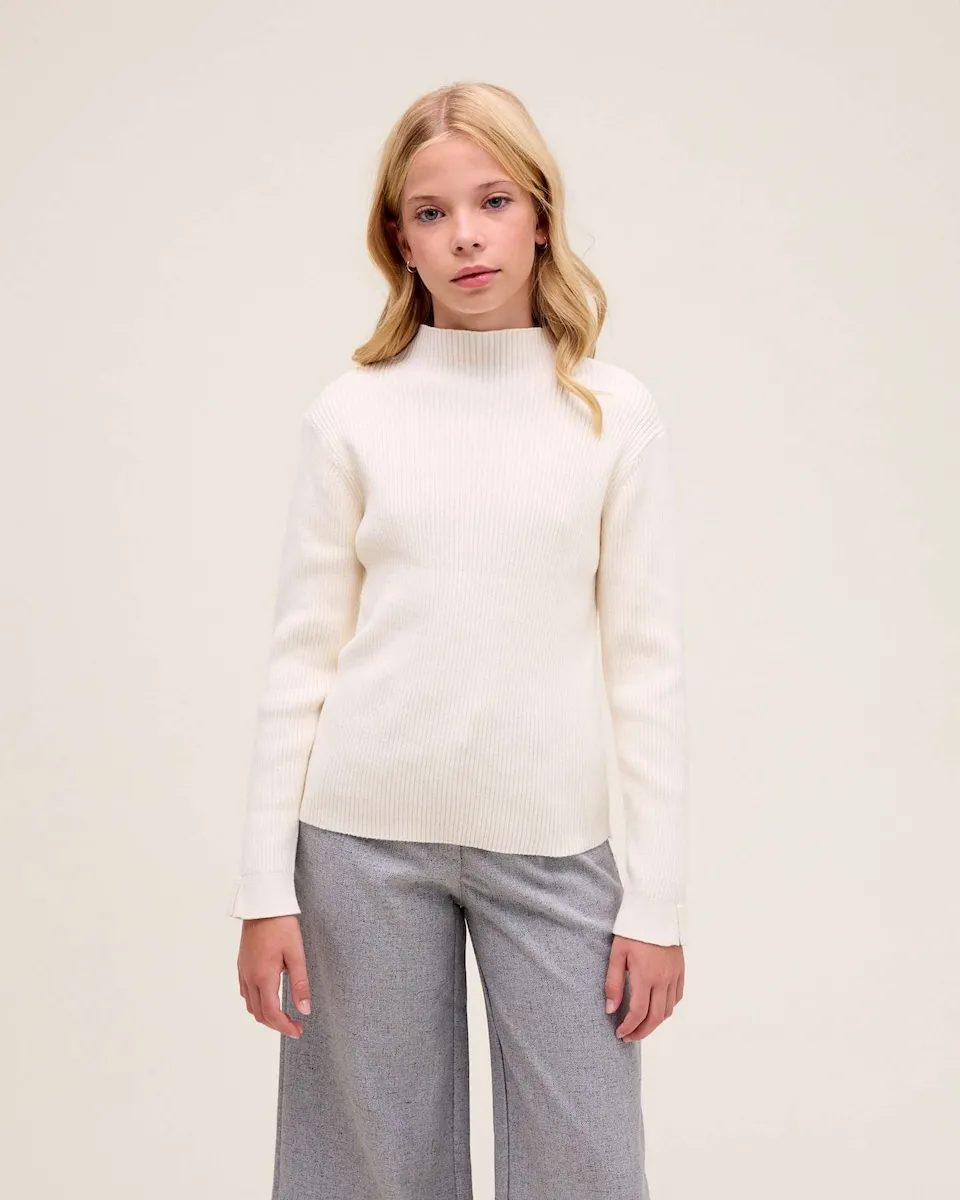 Водолазка для девочки из вязаного трикотажа Dadati, белый
Водолазка для девочки из вязаного трикотажа Dadati, белый