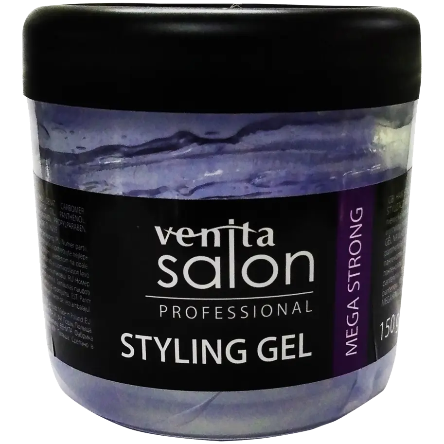 Venita Mega Strong гель для укладки волос, 150 г
Venita Mega Strong гель для укладки волос, 150 г