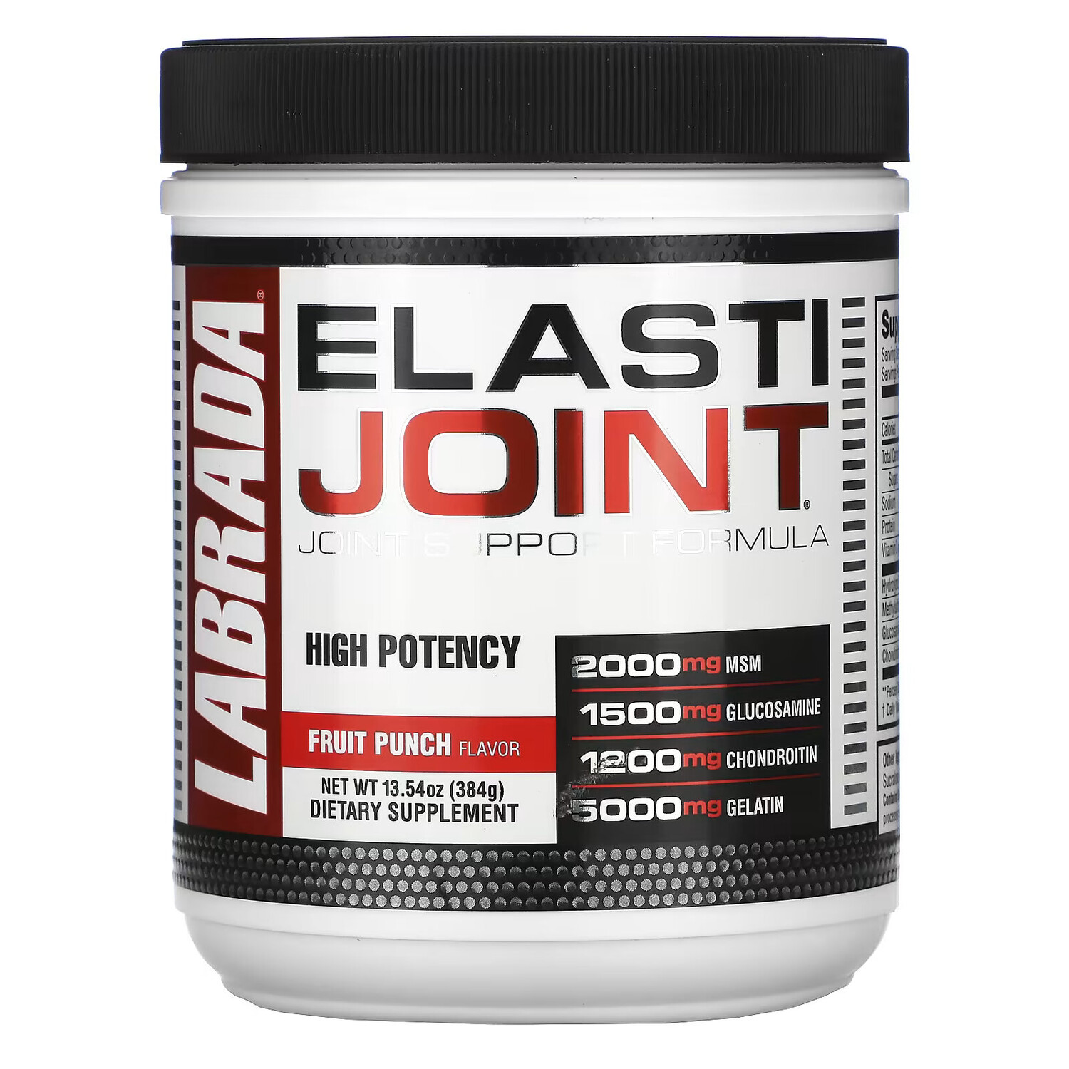 Labrada Nutrition, ElastiJoint, формула для поддержки суставов со вкусом фруктового пунша, 384 г (13,54 унции)
Labrada Nutrition, ElastiJoint, формула для поддержки суставов со вкусом фруктового пунша, 384 г (13,54 унции)