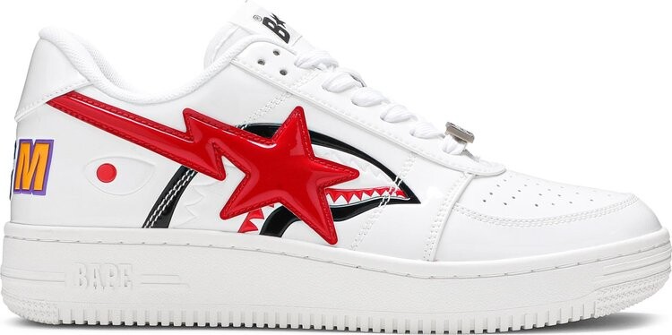 Кроссовки Bapesta Low White Shark Face, белый, Белый;красный, Кроссовки Bapesta Low White Shark Face, белый
Кроссовки Bapesta Low White Shark Face, белый, Белый;красный, Кроссовки Bapesta Low White Shark Face, белый