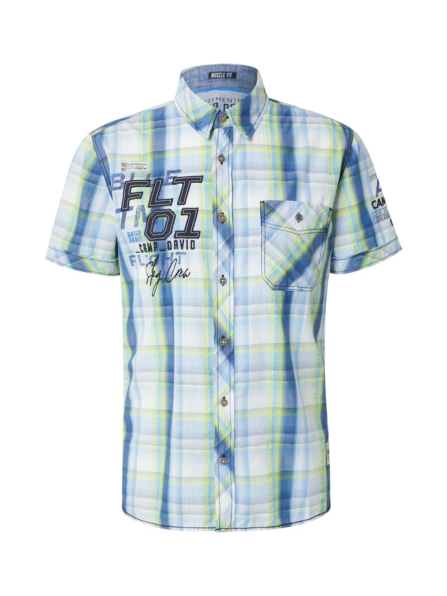 Рубашка Slim Fit на пуговицах CAMP DAVID, Navy/Light blue
Рубашка Slim Fit на пуговицах CAMP DAVID, Navy/Light blue