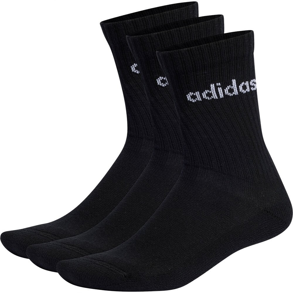 Носки adidas C Lin Crew 3P 3 шт, черный 
Носки adidas C Lin Crew 3P 3 шт, черный