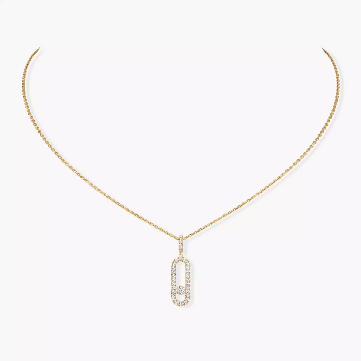 Колье Messika Move Uno Pavé LM, желтое золото/бриллианты
Колье Messika Move Uno Pavé LM, желтое золото/бриллианты