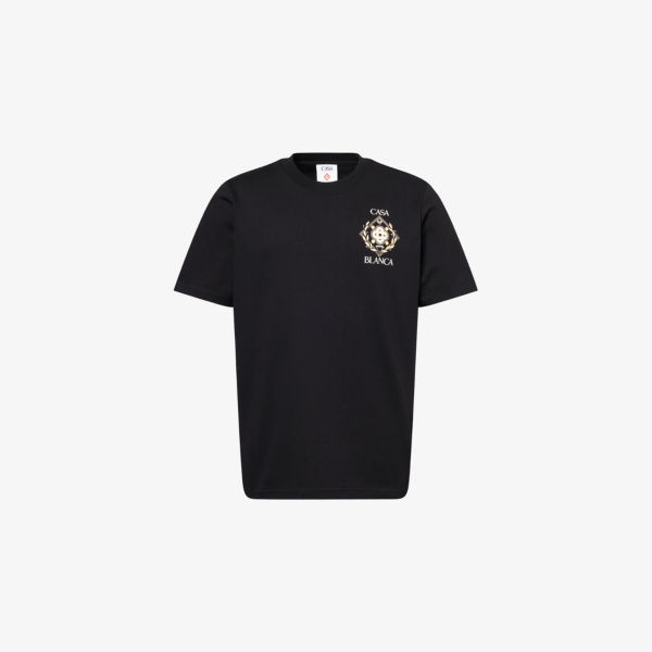Футболка из хлопкового джерси с принтом в виде бриллиантового логотипа Championship Casablanca, черный
Футболка из хлопкового джерси с принтом в виде бриллиантового логотипа Championship Casablanca, черный