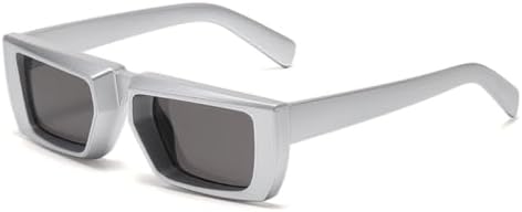 Солнцезащитные очки 2027 года, маленькие прямоугольные, серебристые, для женщин, модные панк-очки, трендовые очки в стиле стимпанк, винтажные зеленые очки для мужчин MTZJH, C1-silver
Солнцезащитные очки 2027 года, маленькие прямоугольные, серебристые, для женщин, модные панк-очки, трендовые очки в стиле стимпанк, винтажные зеленые очки для мужчин MTZJH, C1-silver