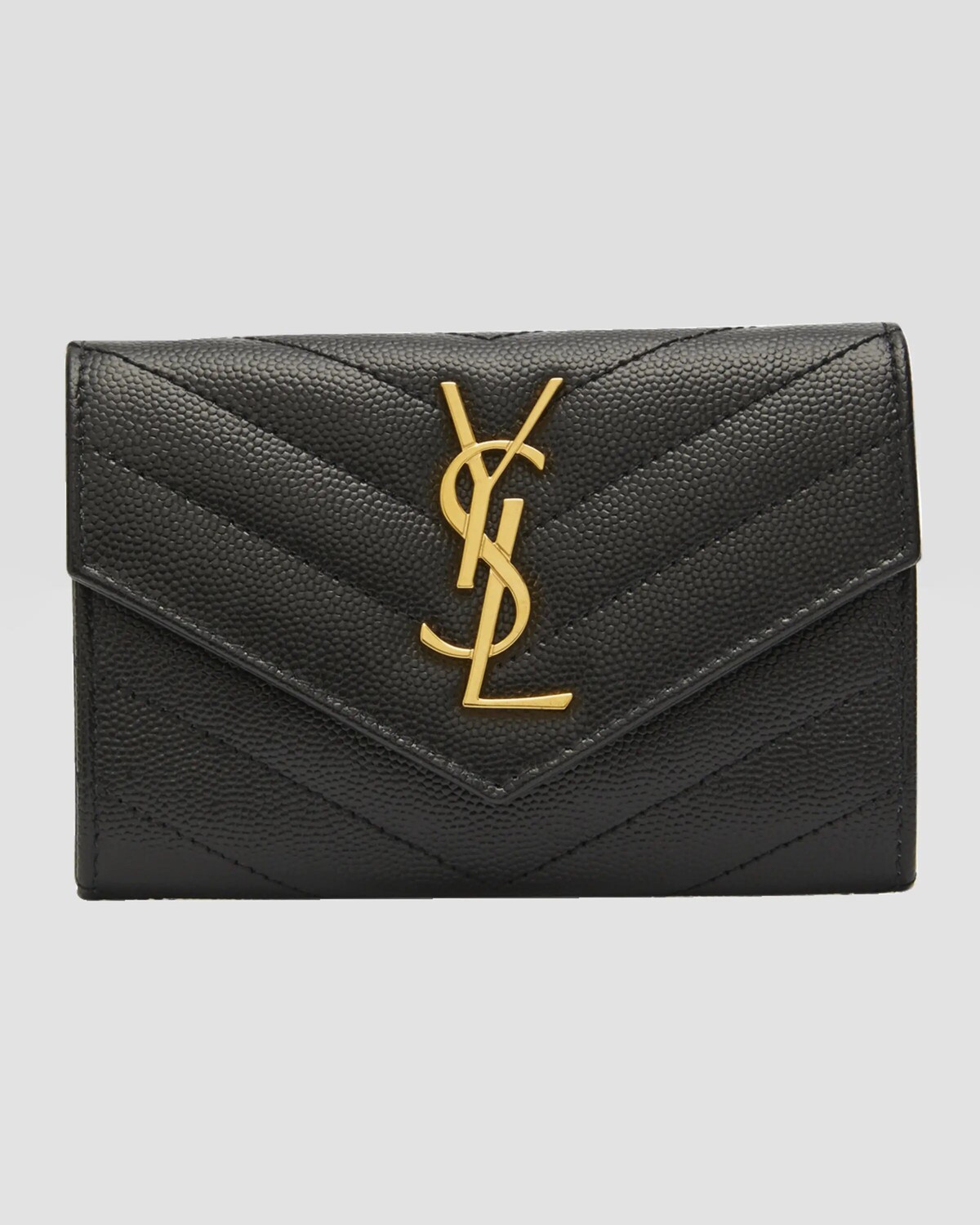 Маленький кошелек YSL Monogram из зерненой кожи Saint Laurent, цвет Black
Маленький кошелек YSL Monogram из зерненой кожи Saint Laurent, цвет Black