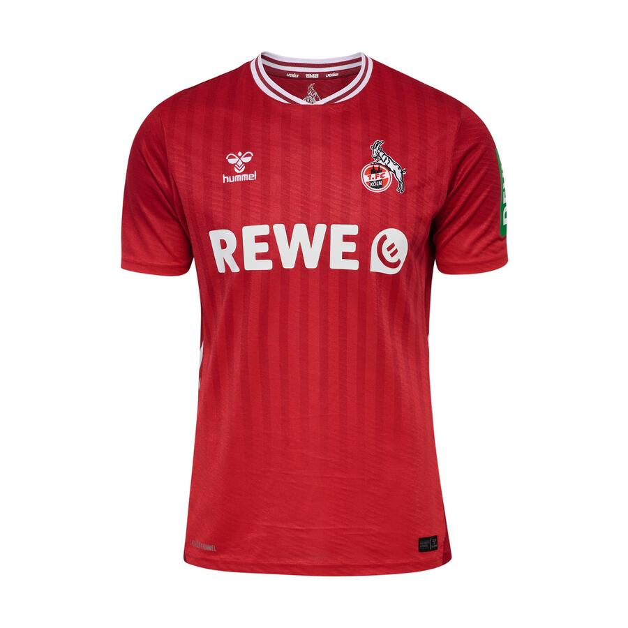 HUMMEL Женская/мужская выездная футболка - 1. ФК Кёльн 2025/26
HUMMEL Женская/мужская выездная футболка - 1. ФК Кёльн 2025/26